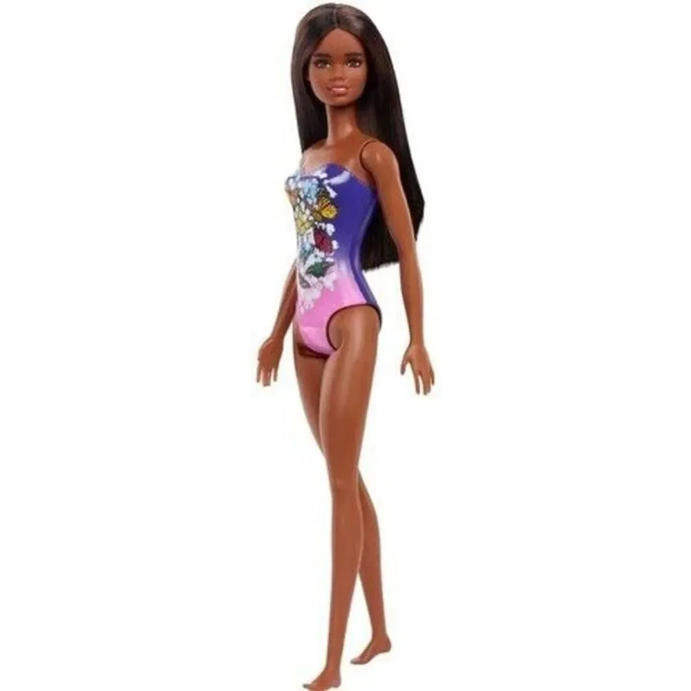 Barbie Beach Doll - Butterflies & Baby's Breath Fashion Barbie Black toy doll